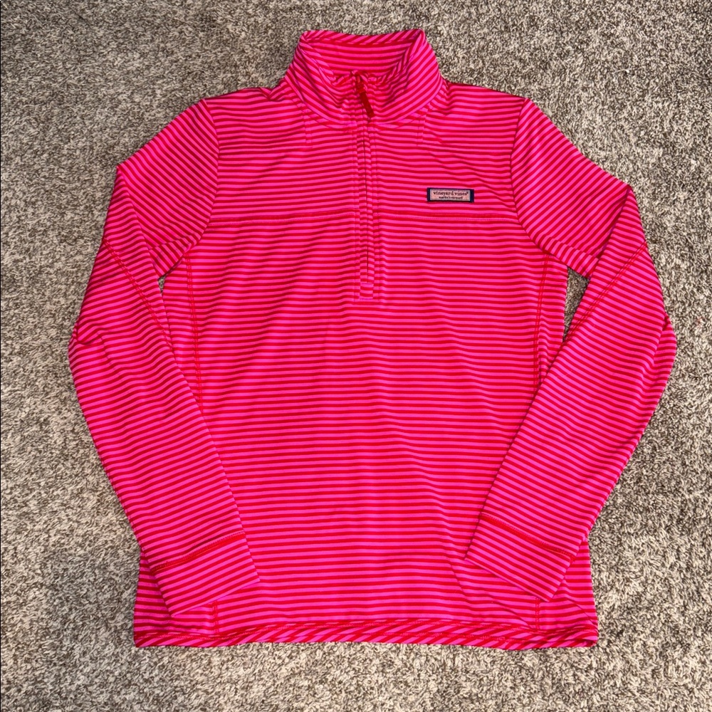 Vineyard Vines Striped Pink and Red Shep Shirt size XSmall